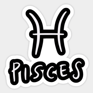 Pisces Zodiac Sign Sticker